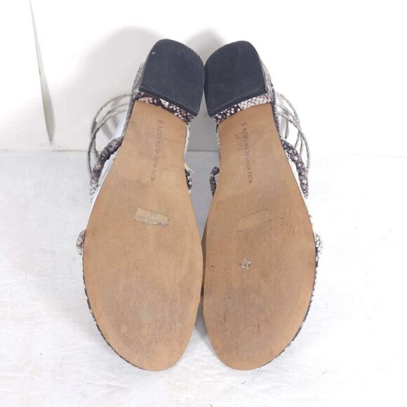 Avec Les Filles Women's Caila US 8M Animal Print Wrap Strap Gladiator Sandal - Picture 8 of 12